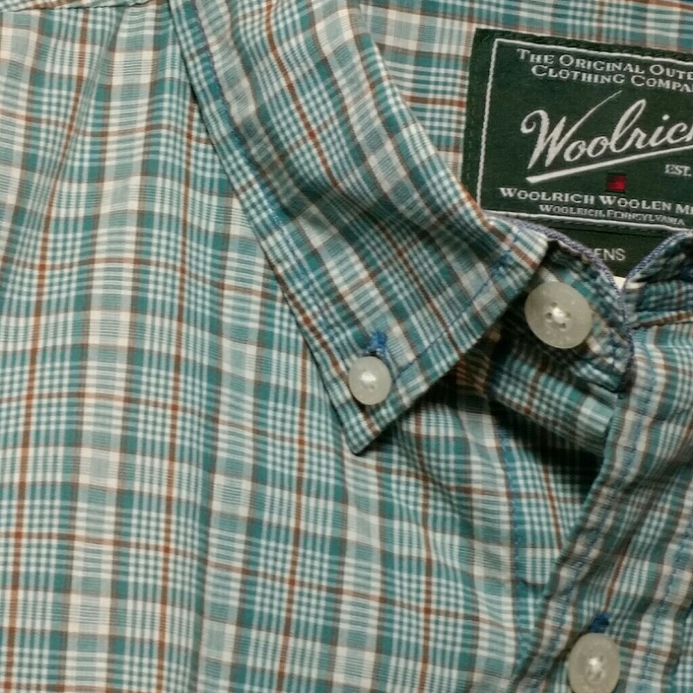 Woolrich Men's Long Sleeve Button Down Shirt